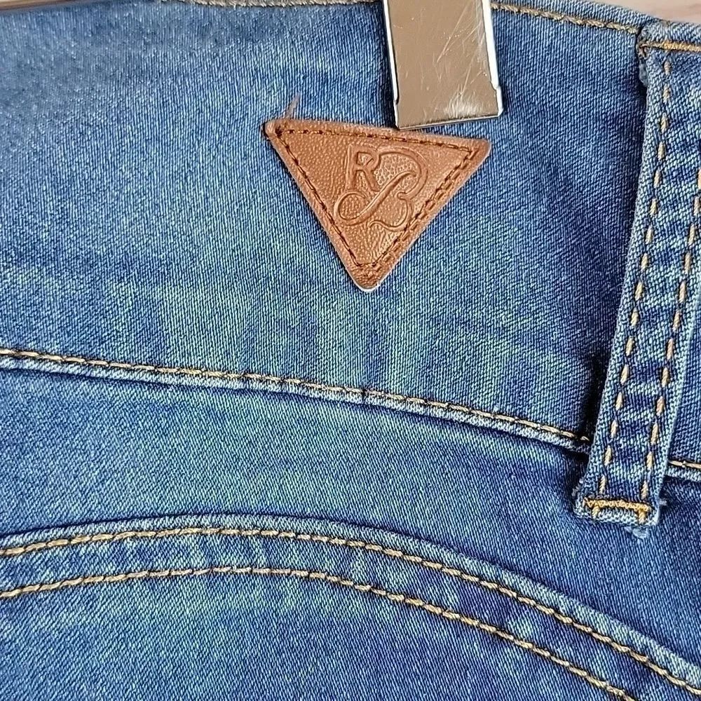 Red Bottoms Juniors blue denim skinny ankle jeans Size 11 - Picture 3 of 16